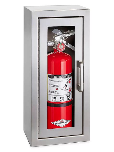 larsen stainless steel fire extinguisher cabinets|exterior fire extinguisher cabinets.